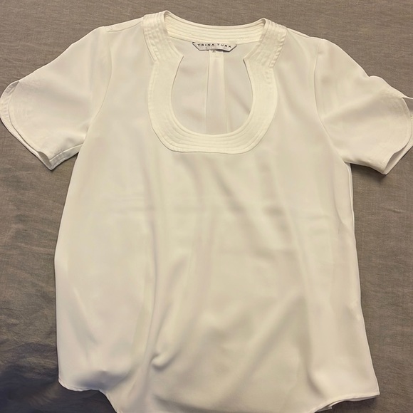 Trina Turk White Top - Picture 1 of 3